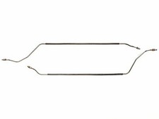 Stainless Rear Axle Brake Lines. Pair For Rear Disc