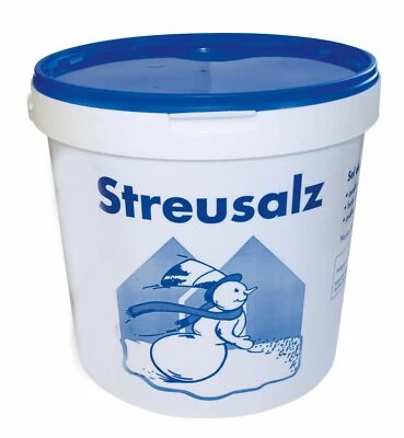 HAMANN MERCATUS GMBH 10kg Streusalz im Eimer Auftausalz Straßensalz Tausalz Streumittel Steinsalz