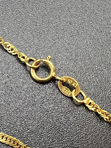 Collar Cleopatra Cadena Borla Flecos Oro 10k - Imagen 7 de 10