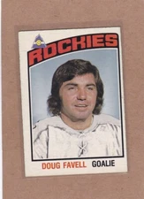 1976-77 O PEE CHEE HOCKEY DOUG FAVELL #292 ROCKIES EX *A33725
