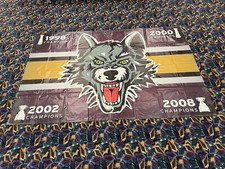 Chicago Wolves Hockey 2009 Allstate Arena Chicago Vinyl Stadium Street Banner
