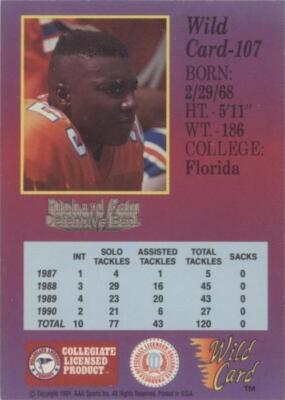 1991 Wild Card Draft Richard Fain #107 for sale | eBay