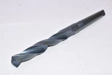 NEW HSS 25/32'' #2 Morse Taper Shank Drill Bit, 9-1/4'' OAL x 1/2'' Shank 