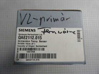 Siemens Immersion Temp. Sensor QAE2112.015
