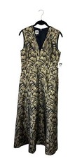 NWT Anne Klein  detailed gold dress size 6