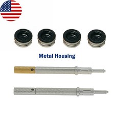 US Dental Locator Abutment Retention Metal Housing Caps Male Caps Inserts Set