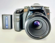 Sony Alpha a100 10.2MP Digital SLR Camera - Black (Body Only Sony Alpha a100 10.2MP Digital SLR Camera - Black (Body Only
