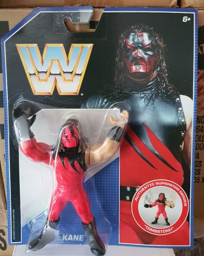 WWE MATTEL RETRO SERIES KANE WRESTLING FIGURE HASB...