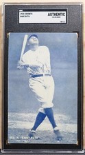 BABE RUTH 1928 Exhibits Blue Tint SGC AUTHENTIC Altered *SHARP!* YANKEES HOF