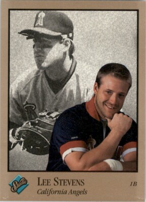 1992 Studio Lee Stevens California Angels #150 Baseball Card