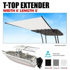 Oceansouth T-Top Extender White / shaded area up to 5' / Width 6' x  Length 5'