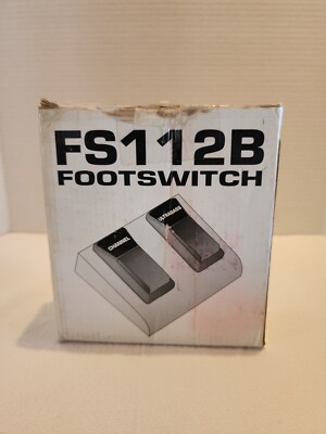 Behringer FS112B Footswitch. New. Open Box.