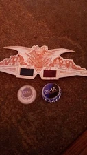 VINTAGE LOT ZIMA CLEARMALT LIQUOR ADVERTISING HANDHELD GAME PIN 3D GLASSES
