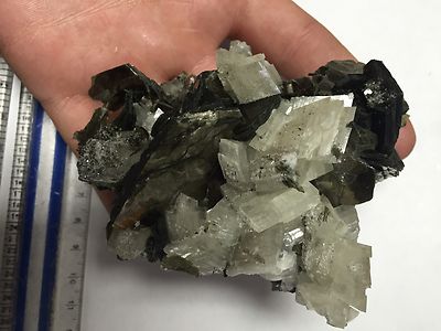 Gem Mica Calcite Dolomite, Minor Rutile Big Cluster NA Emerald Mine Hiddenite NC