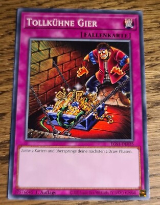 Rücksichtslose Gier YUGIOH EGS1 2021 DEUTSCH COMMON 1.AUFLAGE NM #06291