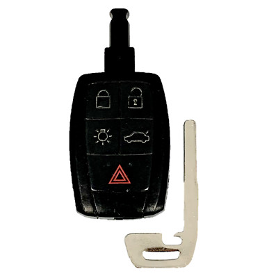 2004 - 2012 Volvo S40 T5 OEM Remote WORN 5B + UNCUT Key - KR55WK49259 (SHP)