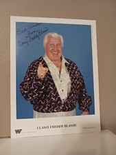 WWF Classy Freddy Blassie officially licensed 1988 Promo Photo, WWE