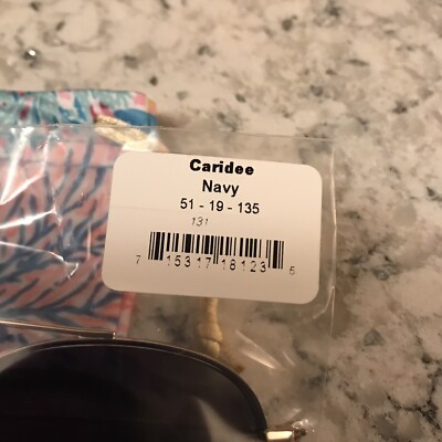 Lilly Pulitzer Caridee Navy sunglasses | eBay display picture 2