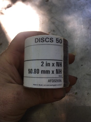 50: 3M 51144 20908 2” 100 Grit PSA CLOTH SANDING DISC 248D ALUM OXIDE Stick On - Picture 4 of 7