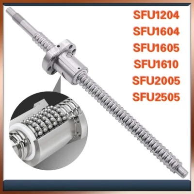 SFU1605/1604/1610 /1204/2005/2505 Kugelumlaufspindel Mit Einzelkugelmutter Set