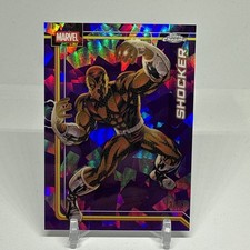 2026 Topps Chrome Sapphire Marvel Comics Shocker #153 Purple /75