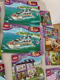 LEGO FRIENDS INSTRUCTION BOOK MANUAL ONLY HUGE LOT 41130 41714 41684 41095 41449