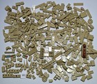Lego 300 Tan Small Bricks Plates Friends Girls Princess Modified Accessories 383 — photo 1