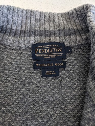 Pendleton Mens Shetland Full-Zip Cardigan - Afbeelding 3 van 7