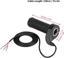 Universal Electric Scooter Speed Throttle Grip Handlebar For Bike E-bike 12V-48V