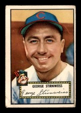 1952 Topps #217 Snuffy Stirnweiss   G/VG X3065955