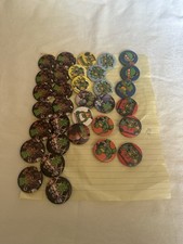 Vintage 1990 Teenage Mutant Ninja Turtles Button Pin Back Lot Of 33