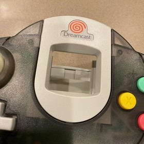 OEM Sega Dreamcast Clear Translucent Black GRAY Smoke Controller Genuine
