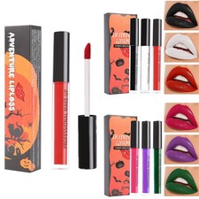 Women Lip Gloss Lipstick Halloween Themed Parties Dark Queen Cosplay Lip Stain