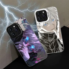Satoru Gojo Jujutsu Kaisen Anime Phone Case iPhone 11-17 Pro Max Mini Shockproof