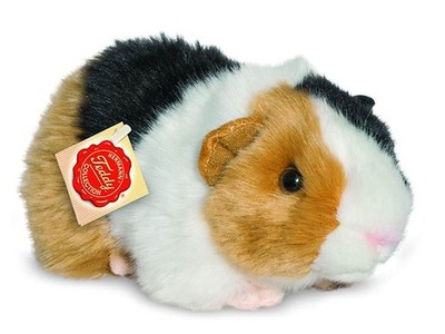 Teddy Hermann 92640 Meerschweinchen 20 cm, 3farbig, Kuscheltier mit idealem R...