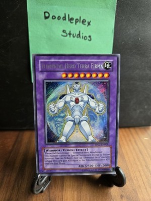 Elemental Hero Terra Firma Secret Rare Near Mint PP02-EN009 Premium Pack 2