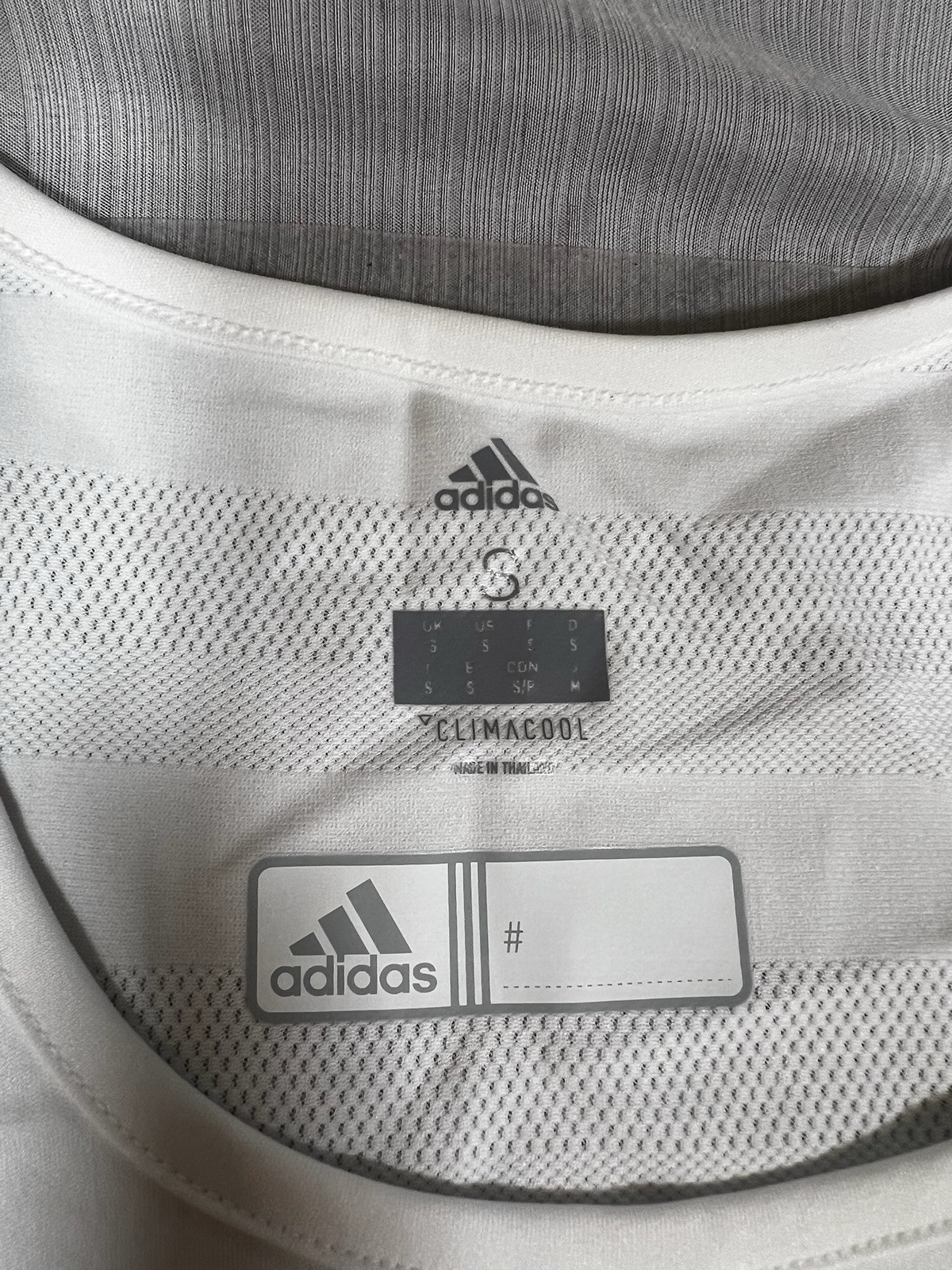 Adidas T19 Womens White Workout Fitness Breathable Tank Top Ladies Sz S NWT (A9) thumbnail 2