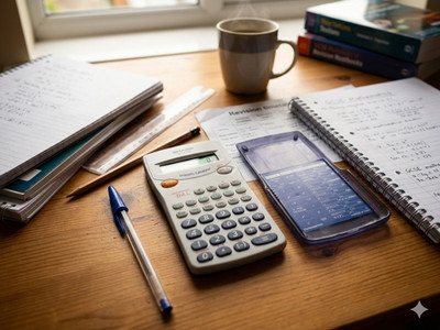 Sharp EL-530M wissenschaftlicher Taschenrechner & Etui direkte algebraische Logik (D.A.L)   sehr guter Zustand