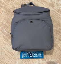 Lululemon Women’s New Parent Backpack 17L Solar Gray Silver OS grey diaper bag