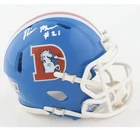 Riley Moss Signed Broncos Throwback Alternate Speed Mini Helmet (Beckett)