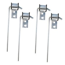 Exhaust Hanger Rod Heavy Duty, Universal Use Muffler Hanger Rod with 4 Pcs