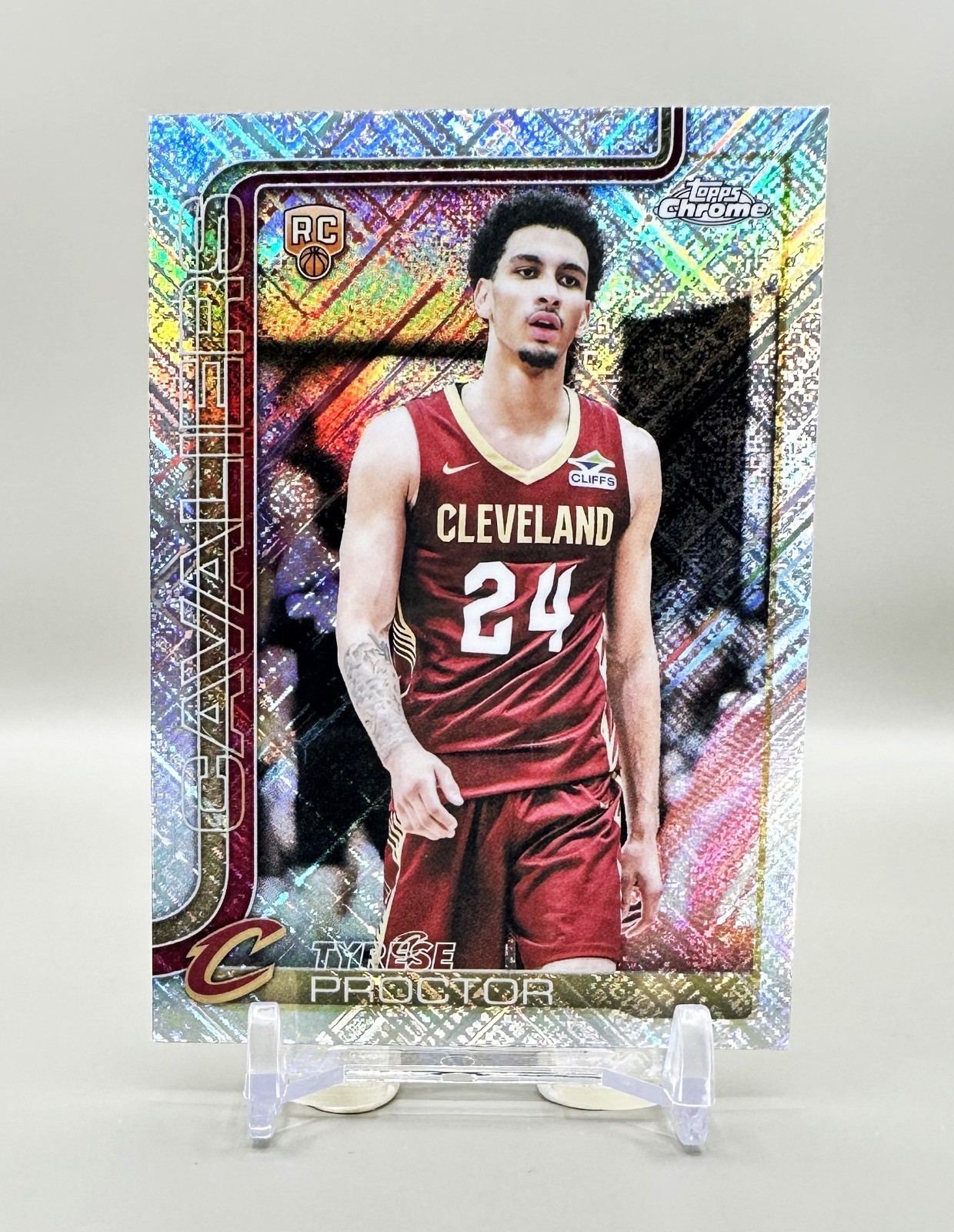 2025-26 Topps Chrome Basketball #300 (Skylight Refractor)  TYRESE PROCTOR [RC]