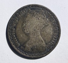 1857 Great Britain Victoria 1 'Gothic' Florin