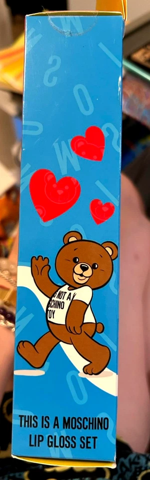 Moschino x Sephora Oso Brillo Labial Cadena Collar NUEVO, Sellado Foto 2 de 3