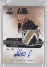 2011-12 Upper Deck The Cup Rookie 44/249 Peter Holland #115 Patch Auto 1e15
