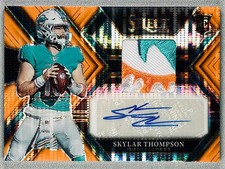 2022 Panini Select Skylar Thompson RPA Neon Orange Pulsar FOTL  #RSM-ST 18/30 RC