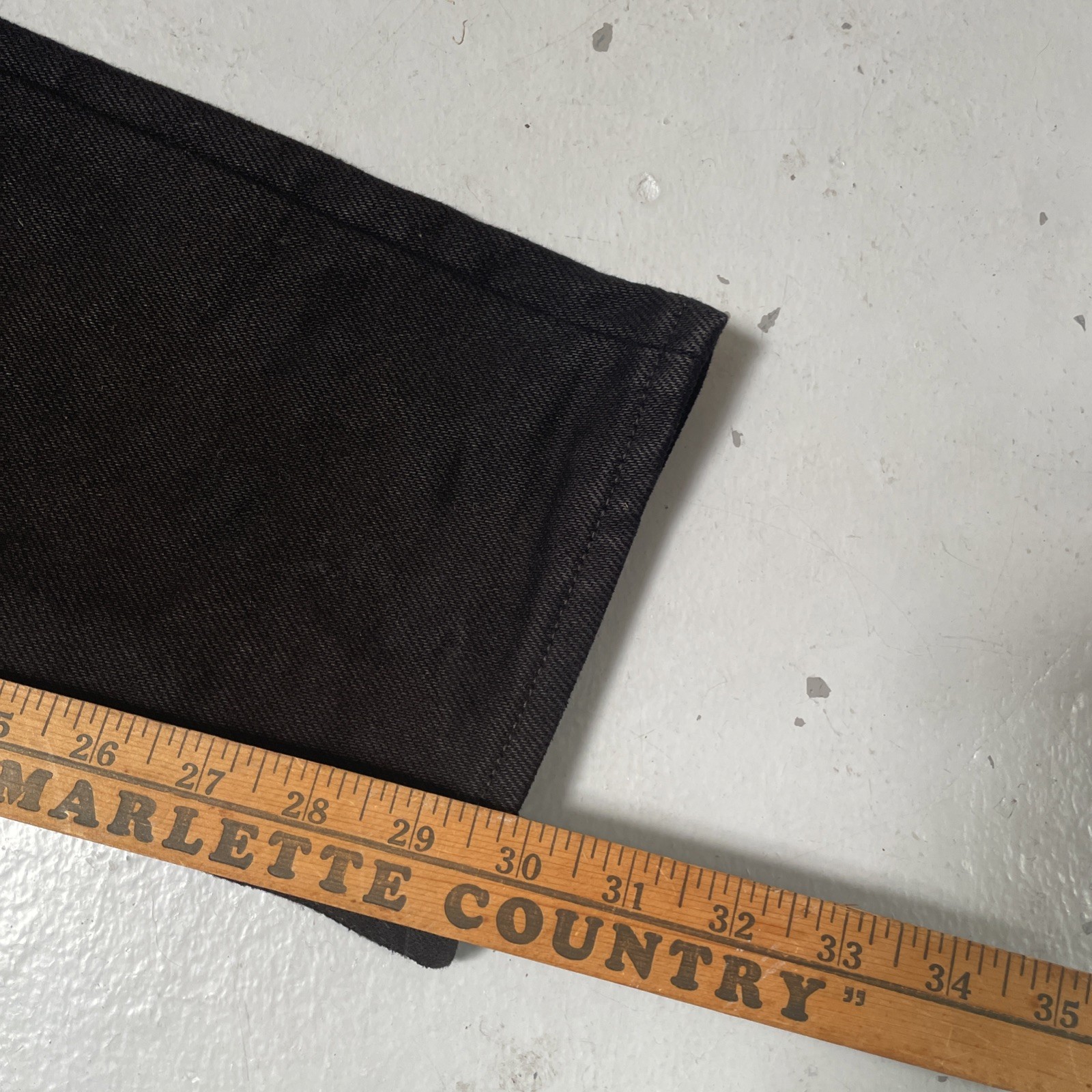 Iron Heart x Self Edge Black Overdyed Selvedge 21oz Denim Jeans Made Japan 30x30
