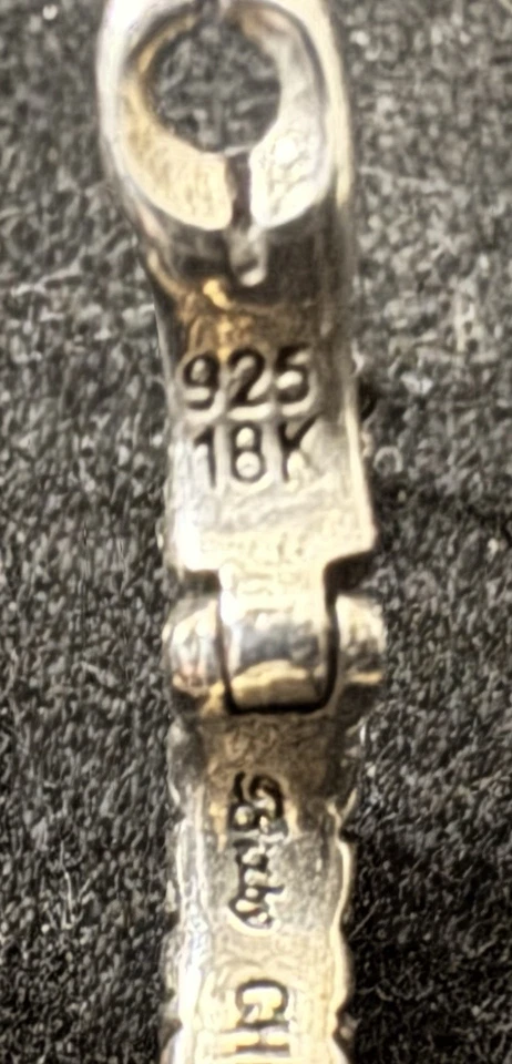 Colgante/potenciador libélula con acento 925 y 18k Barbara Bixby citrino y topacio   Foto 3 de 4