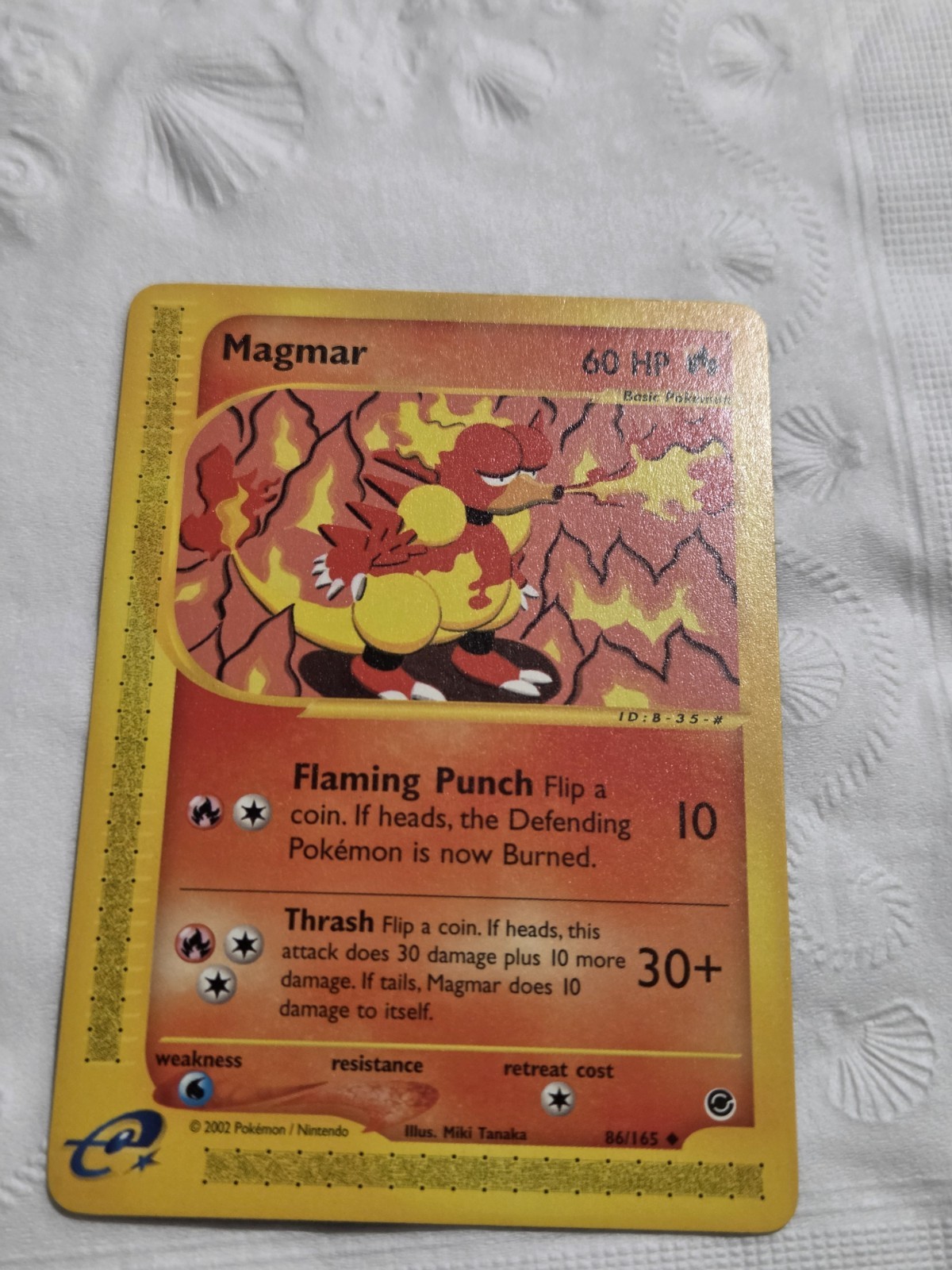 Magmar 086/165 Expedition Base Set Regular Near Mint. Pokemon