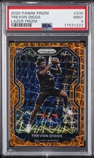 2020 PANINI PRIZM LAZER PRIZM #335 TREVON DIGGS ROOKIE RC PSA 9